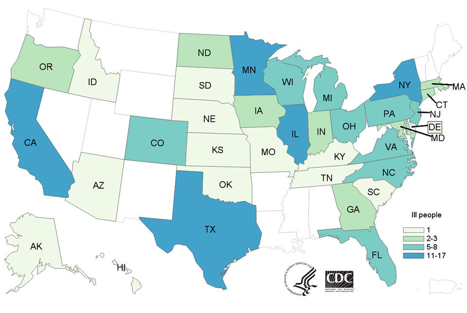 Salmonella outbreaks U.S.